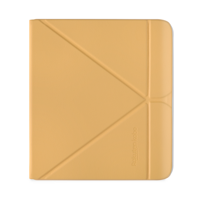 Vista frontale della SleepCover per Libra Colour giallo burro.